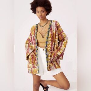 Pilcro Multicolor Patterned Blazer